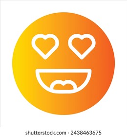 in love in flat design style