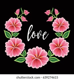 Love Floral Composition