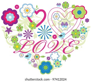 Love Flower Decoration