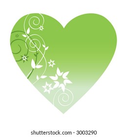 love flower heart design art abstract beauty beautiful floral vector spring elegance valentine