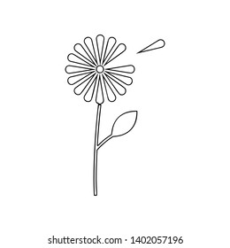 love flower icon. Element of Love for mobile concept and web apps icon. Outline, thin line icon for website design and development, app development
