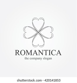 love flower logo