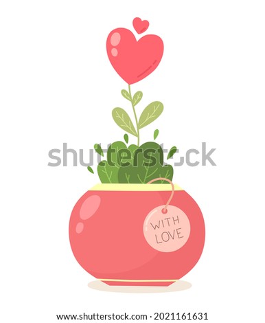 Similar – Image, Stock Photo Flower pots with red flowers on a wall, buildings in Matera in the background