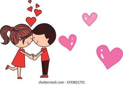 Love Fondness Intimacy Tenderness Illustrations Stock Vector (Royalty ...