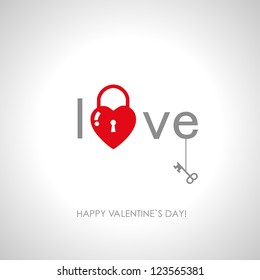 Love the font with lock and key