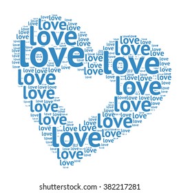 love font sharp design vector design