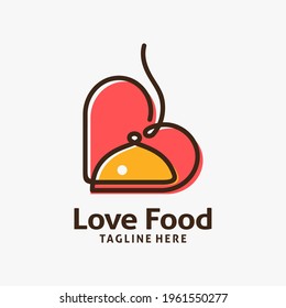 Love food logo design inspiration	