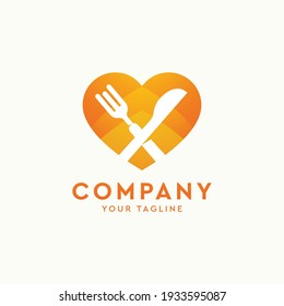 love food logo for your company