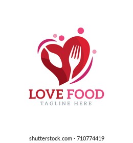Love Food Restaurant Logo