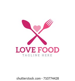 Love food restaurant logo