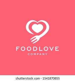 Love food restaurant logo design