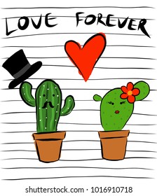Love forever, cactus lovers