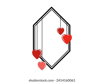 Love Frame Background Valentines Day