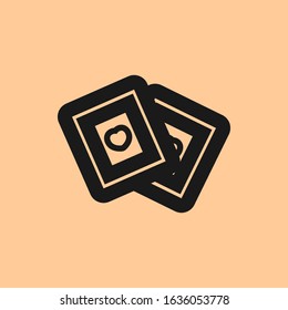 Love frame icon design templates