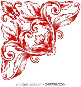 Love Frame Valentine's Day Ornament Line. Women's Mother's Day Ornament Border