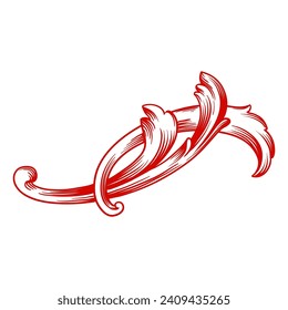 Love Frame Valentine's Day Ornament Line. Women's Mother's Day Ornament Border