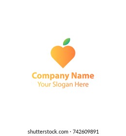 love fruit logo deisgn
