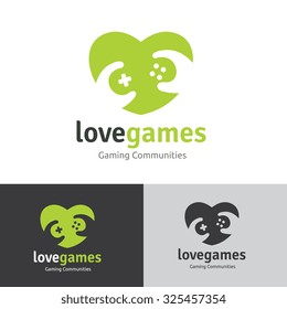Love games logo template