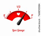 Love gauge. Valentine