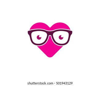 Love Geek Logo Design Template