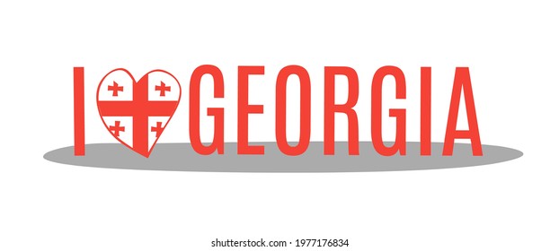 I love Georgia, happy independence day