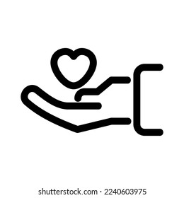 love gesture icon or logo isolated sign symbol vector illustration - high quality black style vector icons
