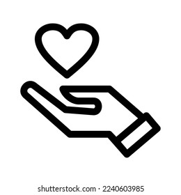 love gesture icon or logo isolated sign symbol vector illustration - high quality black style vector icons
