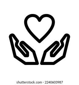 love gesture icon or logo isolated sign symbol vector illustration - high quality black style vector icons
