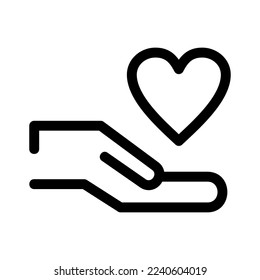 love gesture icon or logo isolated sign symbol vector illustration - high quality black style vector icons

