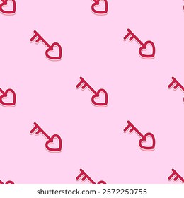 Love, gift, valentine seamless pattern background. Love, gift, valentine illustration. Love, valentine background. Perfect for fabric, textile, wallpaper, decor, print, packaging. SSTKbackgrounds