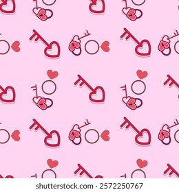 Love, gift, valentine seamless pattern background. Love, gift, valentine illustration. Love, valentine background. Perfect for fabric, textile, wallpaper, decor, print, packaging. SSTKbackgrounds