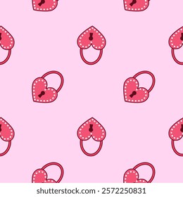 Love, gift, valentine seamless pattern background. Love, gift, valentine illustration. Love, valentine background. Perfect for fabric, textile, wallpaper, decor, print, packaging. SSTKbackgrounds