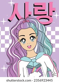 love girl anime cute comic