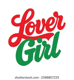 love girl typhography vector best design