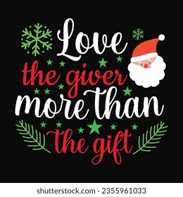 love the giuer mare tham the gift vectorT shirt design 