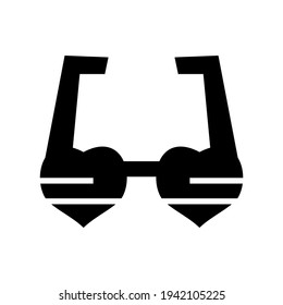 love glasses icon or logo isolated sign symbol vector illustration - high quality black style vector icons
