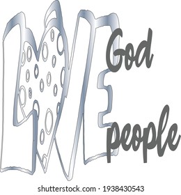 Love God and Love People in grey design.