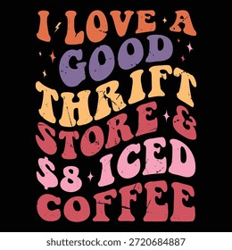 Me encanta una buena tienda de segunda mano y $8 café helado nuevo diseño