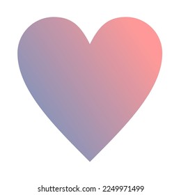 Love Gradient Art Vectordesign