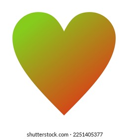 Love Gradient Art Vector Design