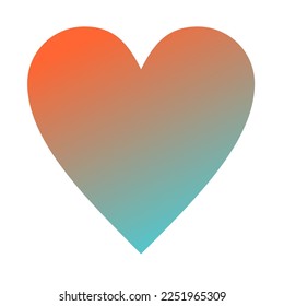 Love Gradient Art Vector Design