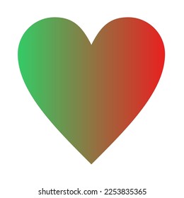 Love Gradient Art Vector Design