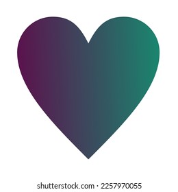 Love Gradient Art Vector Design