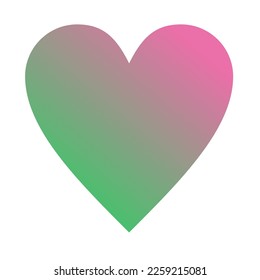 Love Gradient Art Vector Design