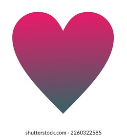 Love Gradient Art Vector Design