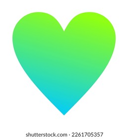 Love Gradient Art Vector Design