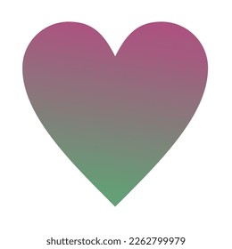 Love Gradient Art Vector Design