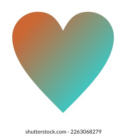 Love Gradient Art Vector Design