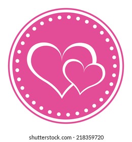 love graphic design , vector illustration
