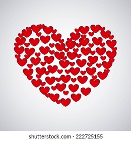 love graphic design , vector illustration